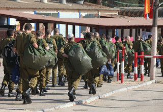 חיילים בבקו"ם (צילום: אלי דסה)