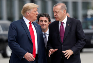 דונלד טראמפ, רג'יפ טאיפ ארדואן (צילום: רויטרס)