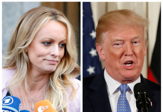 דונלד טראמפ, סטורמי דניאלס (צילום: רויטרס)