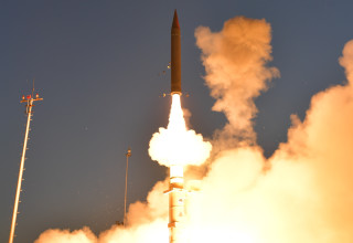 ניסוי חץ 3 (צילום: דוברות משרד הביטחון)