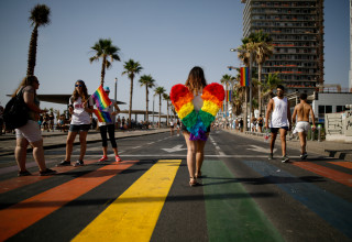 מצעד הגאווה בתל אביב (צילום: רויטרס)