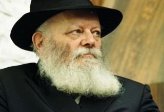 הרבי מלובביץ' (צילום: ישראל זאב גולדשמיד)