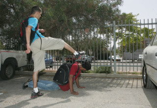 אלימות נוער, אילוסטרציה (צילום: יהודה לחיאני)