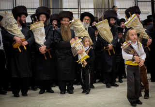 שמחת תורה  (צילום: יונתן זינדל, פלאש 90)