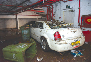 אסון המעלית (צילום: אבשלום ששוני)