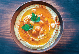 צלחת חומוס - אילוסטרציה (צילום: אינגאימג')