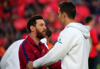 כריסטיאנו רונאלדו מול ליאו מסי (צילום: Urbanandsport/NurPhoto via Getty Images)