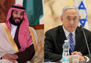 בנימין נתניהו, מוחמד בן סלמן (צילום: פלאש 90,רויטרס)