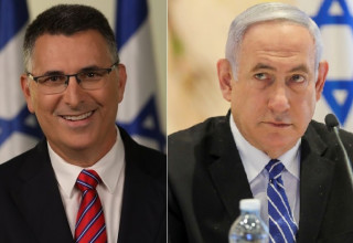 גדעון סער, בנימין נתניהו (צילום: פלאש 90,יח"צ)