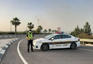 פעילות אגף התנועה (צילום: דוברות המשטרה)