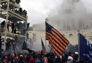 תומכי טראמפ במהומות בוושינגטון (צילום:  REUTERS/Stephanie Keith, TPX)