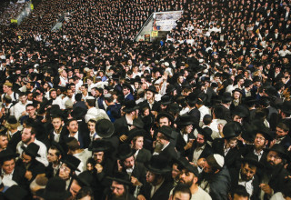 החגיגות במירון, טרם האסון (צילום: דוד כהן, פלאש 90)