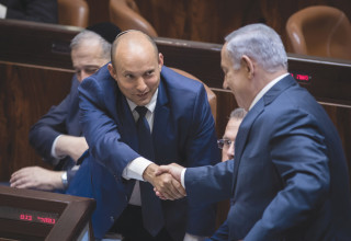 נתניהו ובנט (צילום: הדס פרוש, פלאש 90)