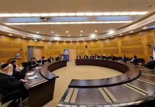 ישיבת הסיעות החרדיות בכנסת (צילום: ללא קרדיט)