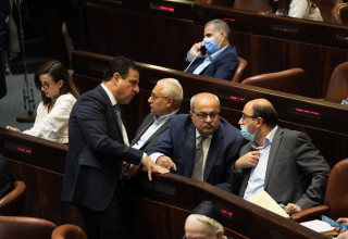 אישור התקציב, הרשימה המשותפת (צילום: דוברות הכנסת, דני שם טוב)