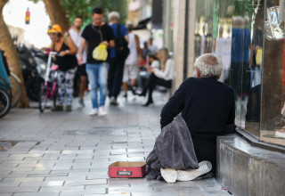 הומלס בתל אביב (צילום: מרק ישראל סלם)