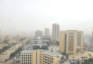 זיהום אוויר באר שבע (צילום: מירן שפילברג)