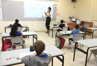 קורונה בבית ספר (צילום: ראובן קסטרו, וואלה!)