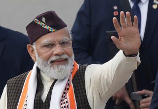 נרנדרה מודי (צילום: REUTERS/Adnan Abidi)