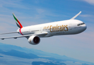 מטוס של חברת התעופה Emirates (צילום: יח״צ Emirates)
