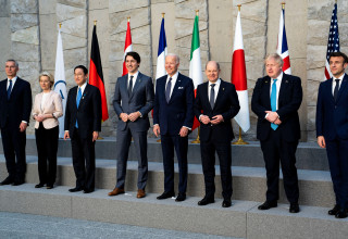 פסגת G7 (צילום:  Doug Mills/Pool via REUTERS)