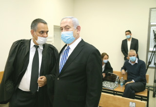 משפט נתניהו (צילום:  עמית שאבי, פול)