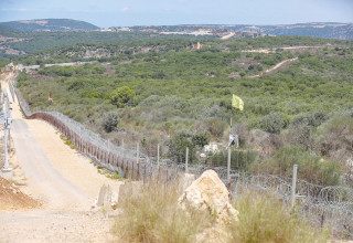 גבול ישראל לבנון  (צילום: דוד כהן פלאש 90 )