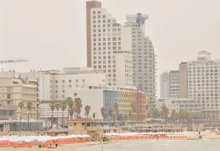 זיהום אוויר בתל אביב (צילום: אבשלום ששוני)