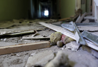 נזקי התקיפה הרוסית בחרקוב, אוקראינה (צילום: REUTERS/Ricardo Moraes)