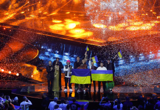 אוקראינה בגמר האירווזיון (צילום: רויטרס)