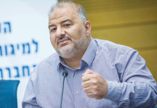 יו"ר רע"ם מנסור עבאס (צילום: יונתן זינדל)