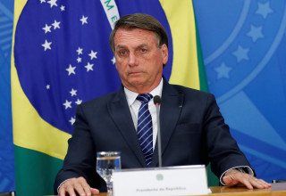נשיא ברזיל ז'איר בולסונארו (צילום:  REUTERS/Adriano Machado)