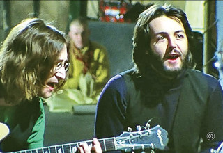 פול מקרטני, ג'ון לנון (צילום:  מתוך הסרט "Get Back")