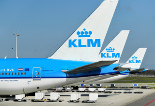 מטוסים של חברת התעופה KLM ההולנדית (צילום: REUTERS/Piroschka van de Wouw)