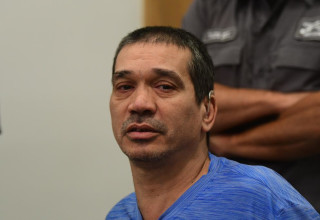 יצחק אברג'יל בגזר דינו בפרשה 512 (צילום: אבשלום ששוני)