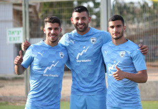 ליאל עבדה, תאי בריבו ומנור סולומון (צילום: אודי ציטיאט)