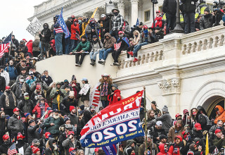 ההסתערות על הקפיטול (צילום: רויטרס)
