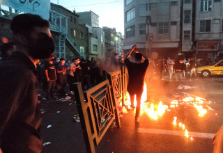 ההפגנות באיראן (צילום: WANA (West Asia News Agency) via REUTERS)