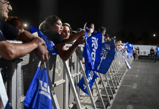 פעילי הליכוד, אור יהודה (צילום: אבשלום ששוני)