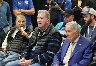 זעזוע במועדון. פדרמן, מזרחי ורקנאטי (צילום: דני מרון)