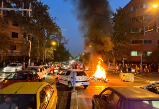 מחאות באיראן (צילום: רויטרס)