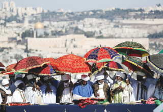חגיגות הסיגד בירושלים (צילום: ארכיון פלאש 90)
