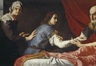 יצחק מברך את יעקב, ציור: חוסה דה ריברה (1637) (צילום: נחלת הכלל)