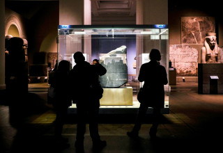 אבן רוזטה במוזיאון הבריטי (צילום:  gettyimages)