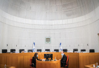 אולם בית משפט (צילום: אורן בן חקון, פלאש 90)