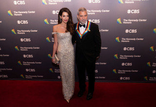 ג'ורג' קלוני, אמל קלוני (צילום: רויטרס)