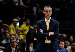 עודד קטש, מאמן מכבי תל אביב (צילום: GettyImages, Roberto Finizio)