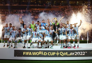 נבחרת ארגנטינה אלופת העולם, מונדיאל 2022 (צילום: רויטרס)
