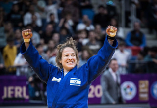 חתמה שנה נהדרת. גילי שריר (צילום: אתר רשמי, עודד קרני, באדיבות איגוד הג’ודו בישראל)