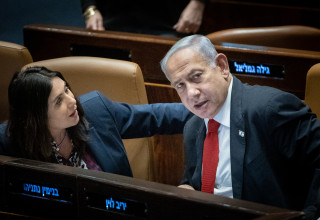 בנימין נתניהו, מירי רגב (צילום: יונתן זינדל, פלאש 90)